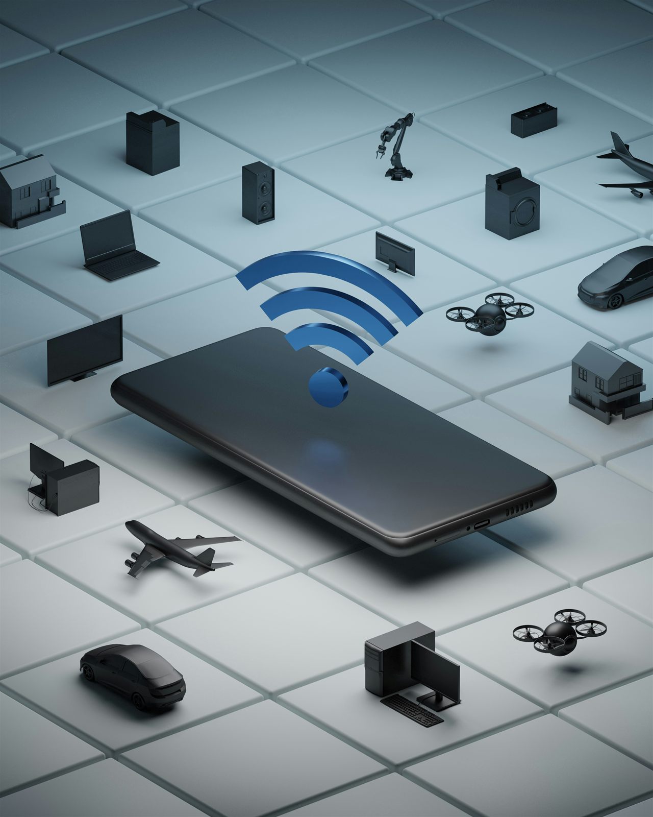 Connected devices reporting into one platform